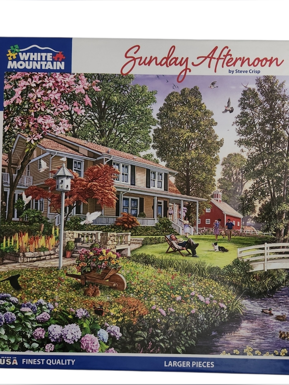 Sunday Afternoon 1000 Piece Puzzle by White Mountain